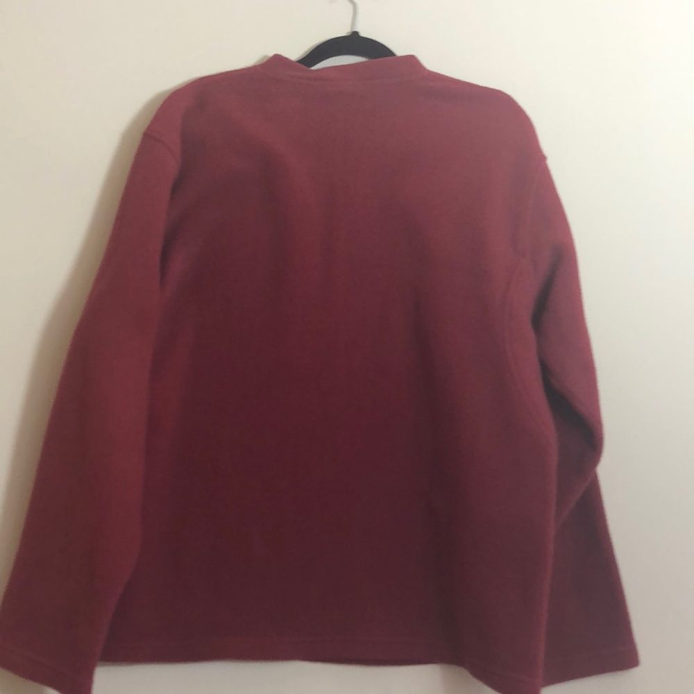 Timberland Rust V-Neck Pullover Size M - Picture 6 of 7